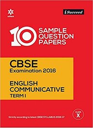 Arihant i-Succeed 10 Sample Question Papers CBSE ENGLISH A Communicative Class X